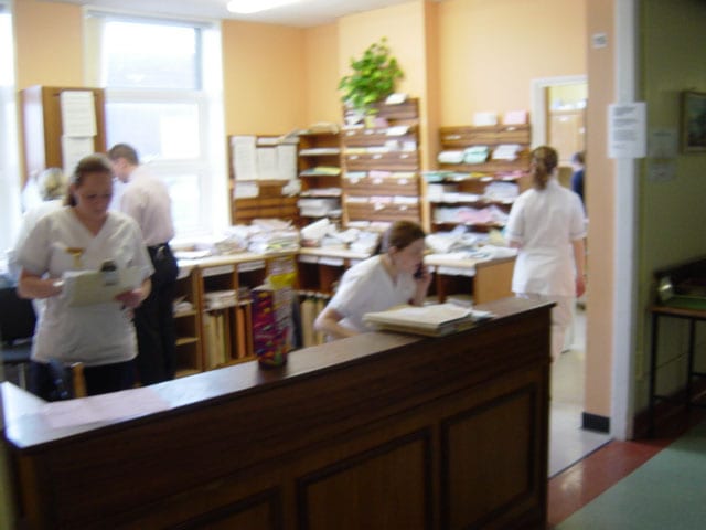 Busy Nurse Station